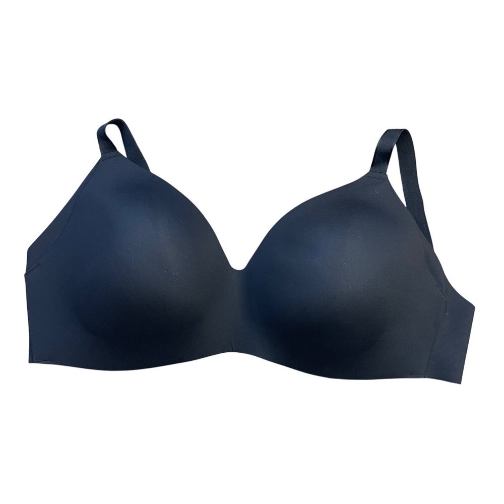 Knix WingWoman Contour Bra Women's Size 7++ FIts 36G or 38G Wireless Black FLAW